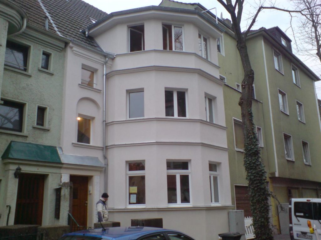 Aufwendige Wärmedämmung